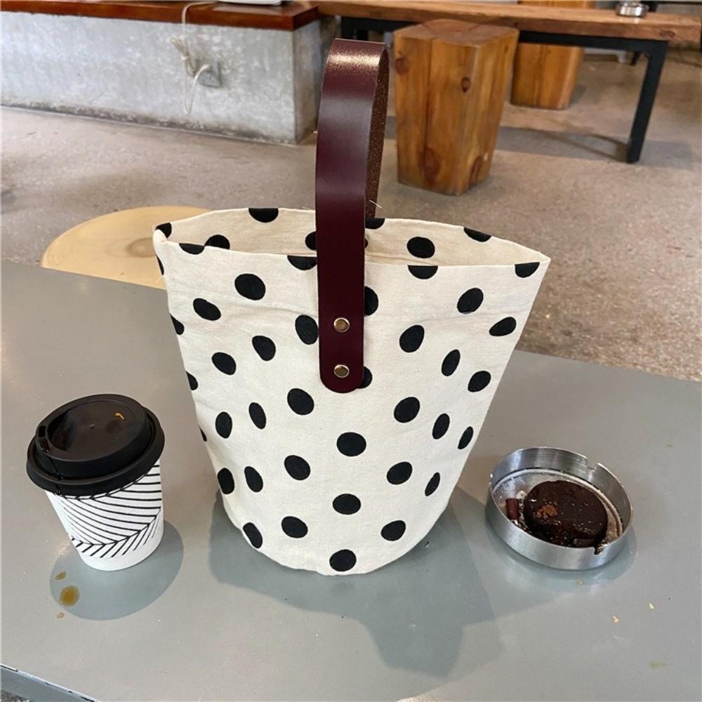 Trend Wave Point Polka Dot Bucket Bag Large Capacity Versatile Handbag Casual Mummy Bag Lunch Bag
Trend Wave Point Polka Dot Bucket Bag Large Capacity Versatile Handbag Casual Mummy Bag Lunch Bag