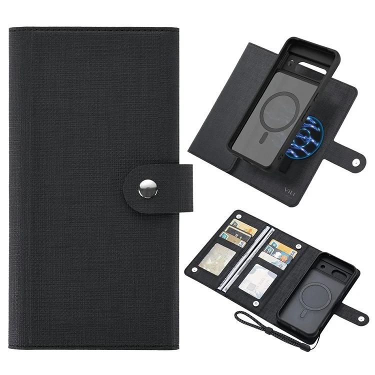 VILI GMA Series для Google Pixel 8a Магнитный чехол RFID-блокирующий кошелек Съемный кожаный чехол для телефона 
VILI GMA Series для Google Pixel 8a Магнитный чехол RFID-блокирующий кошелек Съемный кожаный чехол для телефона