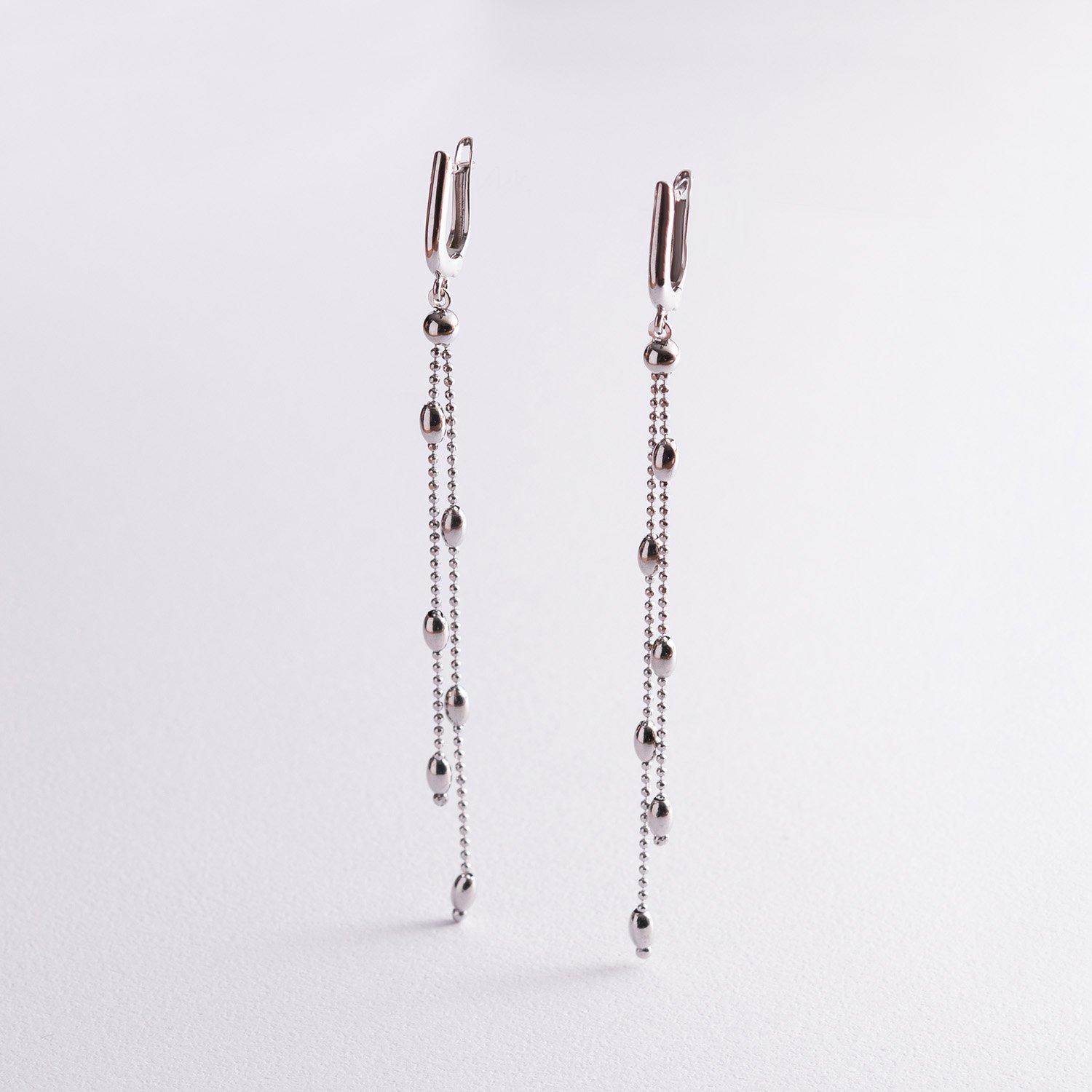 Срібні сережки з кульками Oniks срібний
Срібні сережки з кульками Oniks срібний