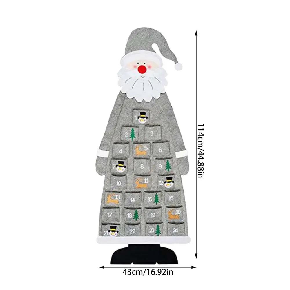 Felt Christmas Tree Calendar Hanging Decor Holiday Ornament Kids Christmas Gifts Door Wall Decoration for Home Party 114CMX43CM сірий
Felt Christmas Tree Calendar Hanging Decor Holiday Ornament Kids Christmas Gifts Door Wall Decoration for Home Party 114CMX43CM сірий