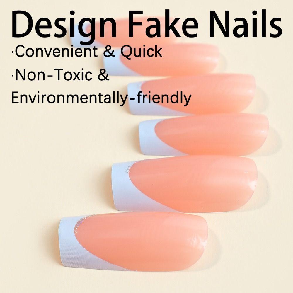 Square Head Medium Water Pipe Fake Nails Wearable Manicure Nail Tips French False Nail Women
Square Head Medium Water Pipe Fake Nails Wearable Manicure Nail Tips French False Nail Women
