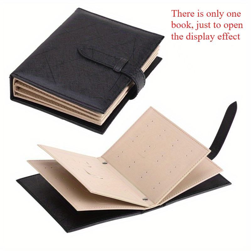 1 шт. Креативная сумка для хранения серег из ПУ кожи в форме книги, органайзер для серег-гвоздиков, подвесок, портативная сумка для хранения, большая вместимость чёрный
1 шт. Креативная сумка для хранения серег из ПУ кожи в форме книги, органайзер для серег-гвоздиков, подвесок, портативная сумка для хранения, большая вместимость чёрный