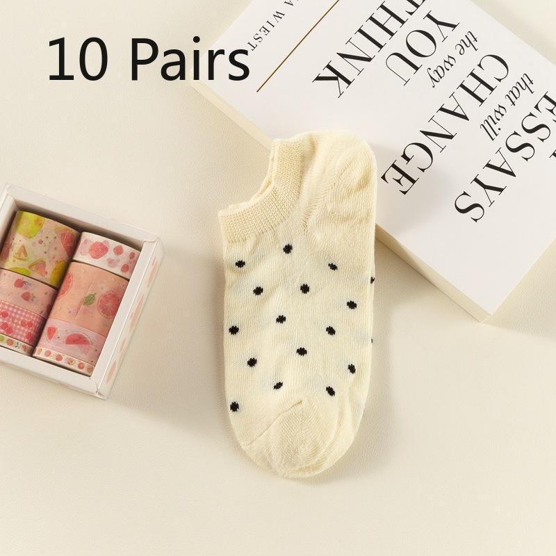 10 пар полиэстеровых носков-лодочек с узором, тонкие и с низким вырезом, универсальные, низкие летом, не сползающие и противоскользящие, влагоотводящий хлопок 10 pairs кремовый
10 пар полиэстеровых носков-лодочек с узором, тонкие и с низким вырезом, универсальные, низкие летом, не сползающие и противоскользящие, влагоотводящий хлопок 10 pairs кремовый