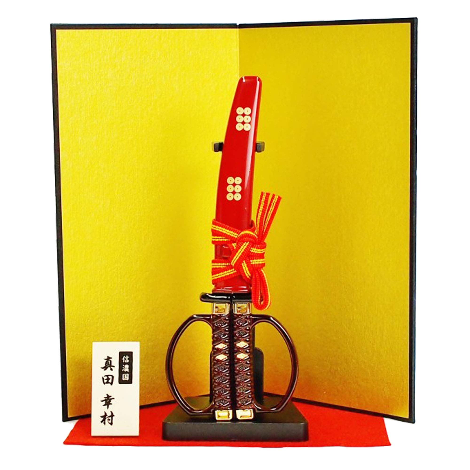 Nikken Cutlery Japanese Sword Scissors Sanada Yukimura Premium Model SW-150Y красный
Nikken Cutlery Japanese Sword Scissors Sanada Yukimura Premium Model SW-150Y красный