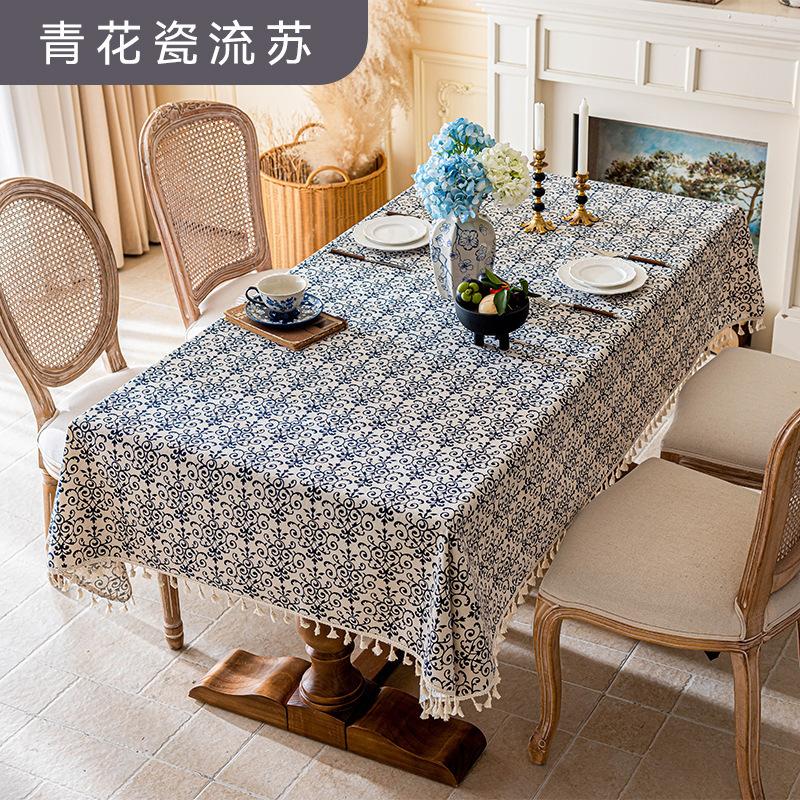 American Pastoral Retro Printing Cotton And Linen Blue And White Porcelain Dining Table Fabric Cotton And Linen Ins Rectangular Tablecloth Yellow 60*60cm
American Pastoral Retro Printing Cotton And Linen Blue And White Porcelain Dining Table Fabric Cotton And Linen Ins Rectangular Tablecloth Yellow 60*60cm