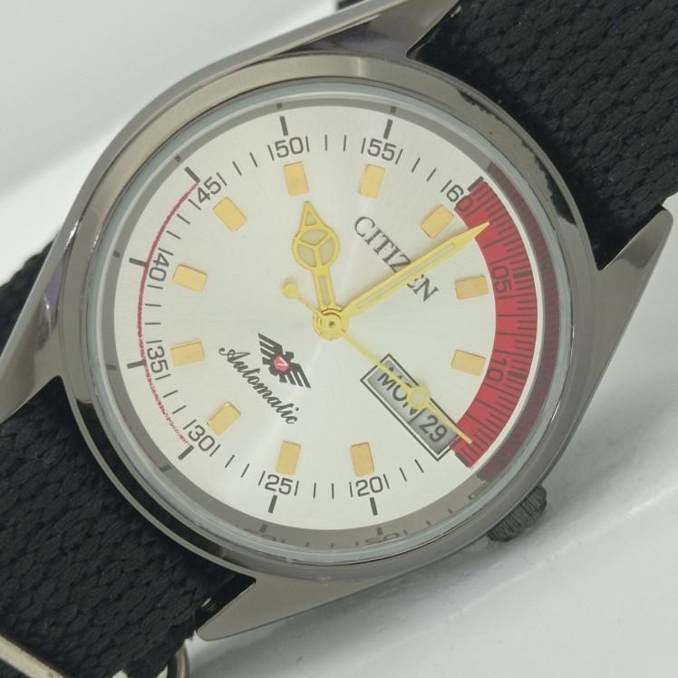 REFURBISHED CITIZEN AUTOMATIC 8200 JAPAN MENS SILVER DIAL WATCH a415207-2 Sku010-a415207
REFURBISHED CITIZEN AUTOMATIC 8200 JAPAN MENS SILVER DIAL WATCH a415207-2 Sku010-a415207