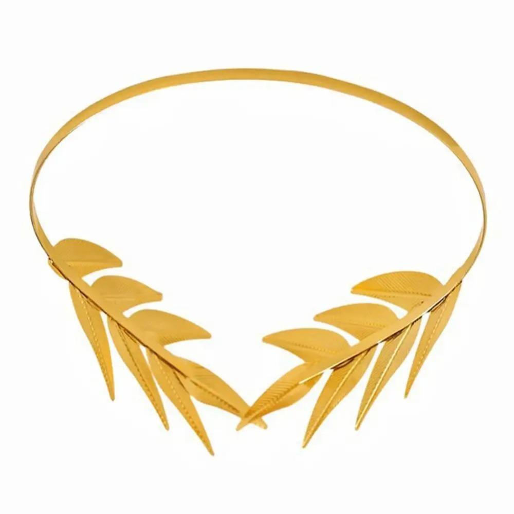 Elegant Metal Leaf Crown Palace Style Gold Hair Band Headgear Bridal золотий
Elegant Metal Leaf Crown Palace Style Gold Hair Band Headgear Bridal золотий