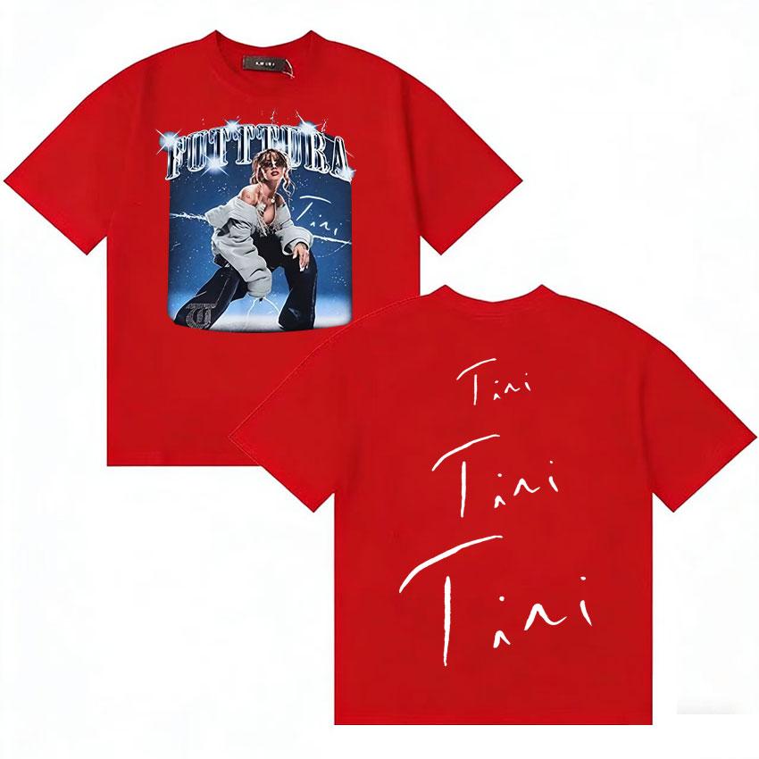 Trendy Tops Singer TINI STOESSEL Futtura Y2K Music Tshirts Unisexs Women Hip Hop Short Sleeve Cotton Vintage Casual Tees Fans Gift S
Trendy Tops Singer TINI STOESSEL Futtura Y2K Music Tshirts Unisexs Women Hip Hop Short Sleeve Cotton Vintage Casual Tees Fans Gift S