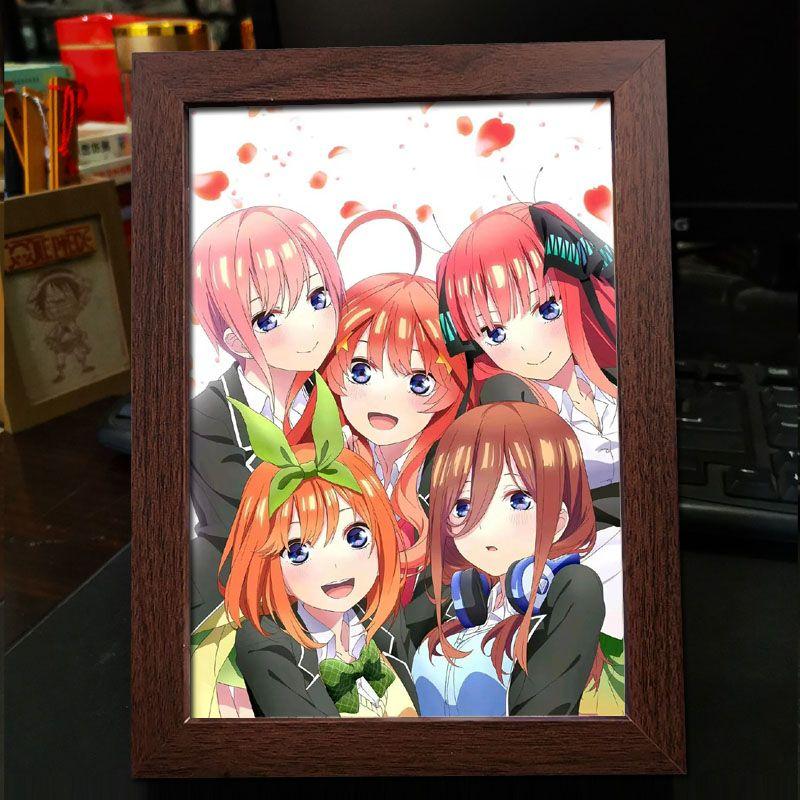 Квинтэссенция товара «Квинтуплеты» Фоторамка Художественное оформление Настольное украшение – Подарок в виде фоторамки на тему аниме 31
Квинтэссенция товара «Квинтуплеты» Фоторамка Художественное оформление Настольное украшение – Подарок в виде фоторамки на тему аниме 31