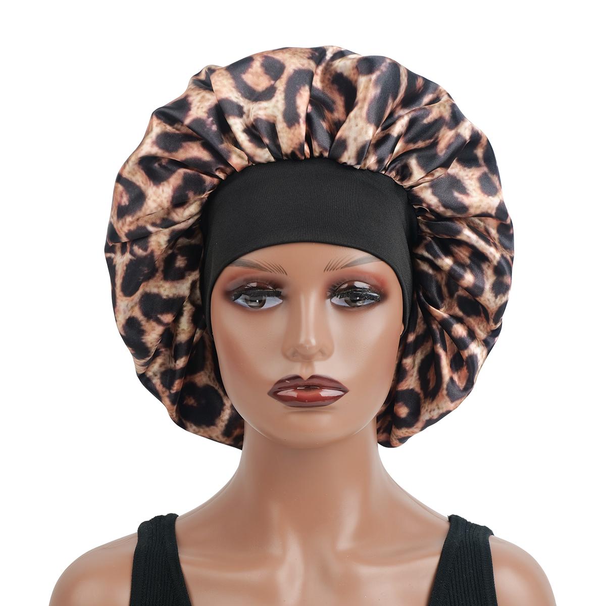 Women s Leopard Print Satin Sleep Bonnet Single-Layer Nightcap Hair Care Bedtime Routine Essential 1-Pack
Women s Leopard Print Satin Sleep Bonnet Single-Layer Nightcap Hair Care Bedtime Routine Essential 1-Pack