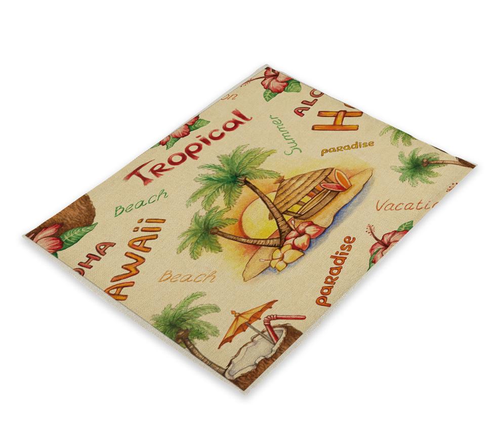 Tropical Rainforest Coconut Trees Placemat Placemat for Dining Table 45x30cm Coasters 2pcs 30x45cm
Tropical Rainforest Coconut Trees Placemat Placemat for Dining Table 45x30cm Coasters 2pcs 30x45cm