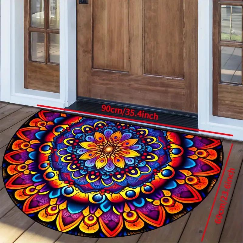 VIKAMA Flower Floor Mats Half Circle Printed Floor Mats Entryway Floor Mats Bathroom Door Mats Dirty Resistant Floor Mats 40X60CM (1.3X2FT
VIKAMA Flower Floor Mats Half Circle Printed Floor Mats Entryway Floor Mats Bathroom Door Mats Dirty Resistant Floor Mats 40X60CM (1.3X2FT