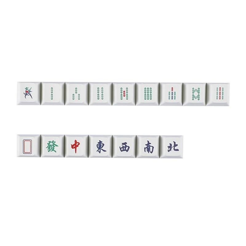 Durability PBT Mahjong Themed Keycap Set Fade Resistant Keycaps for MX Mechanical Keyboards Enthusiasts Hobbyists
Durability PBT Mahjong Themed Keycap Set Fade Resistant Keycaps for MX Mechanical Keyboards Enthusiasts Hobbyists