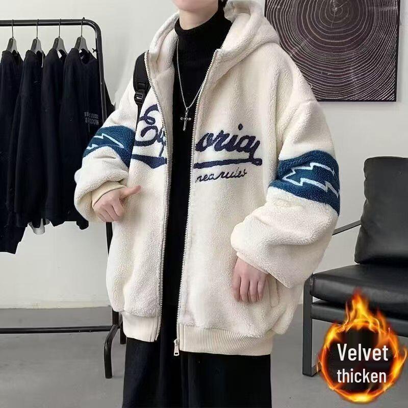 Trendy Lambswool Winter Coat: Korean Style, Warm Hooded, Loose Cotton Jacket for Couples 3XL бежевий
Trendy Lambswool Winter Coat: Korean Style, Warm Hooded, Loose Cotton Jacket for Couples 3XL бежевий