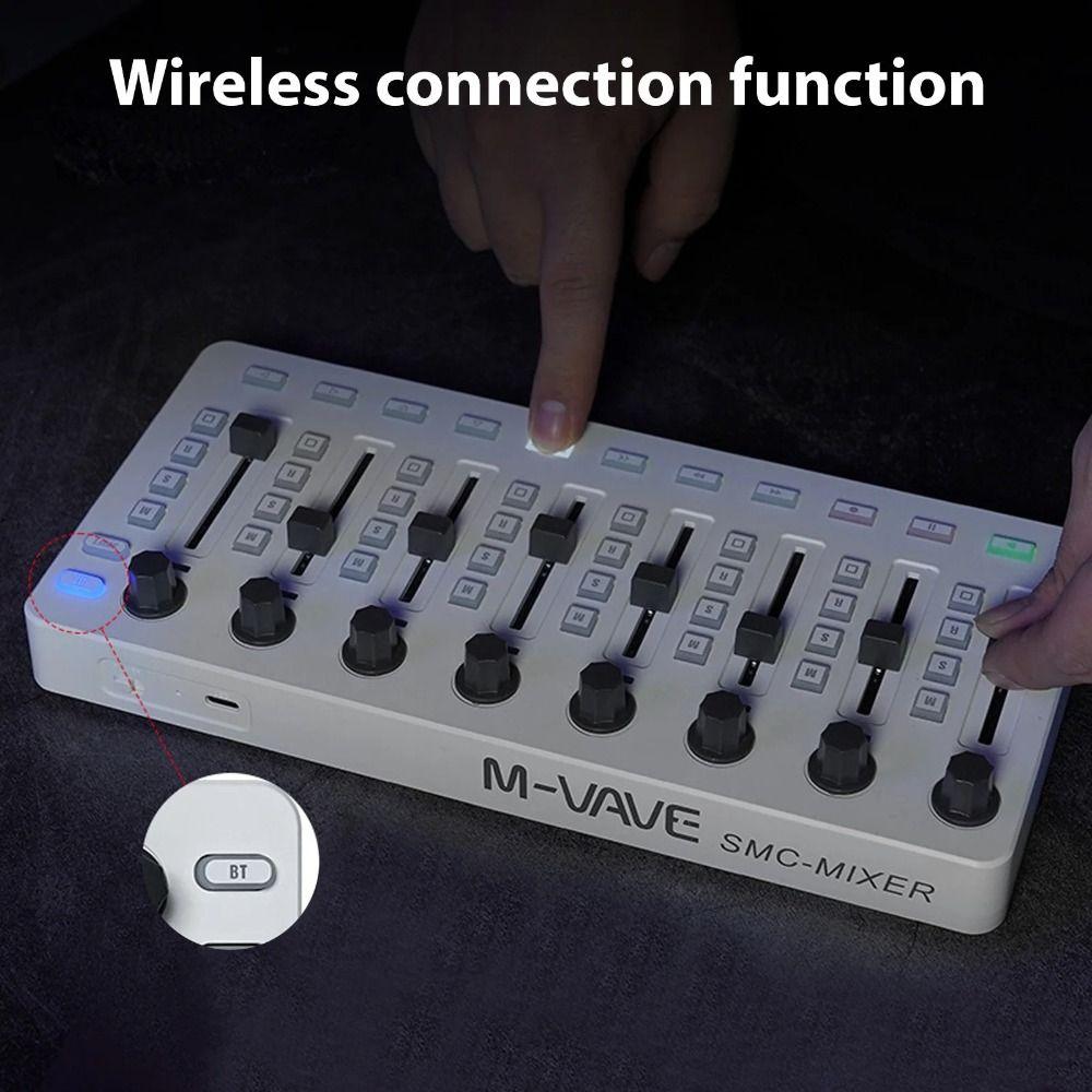 BT Connection Беспроводной MIDI-контроллер Беспроводной SMC-MIXER Микшерный пульт Ударная клавиатура
BT Connection Беспроводной MIDI-контроллер Беспроводной SMC-MIXER Микшерный пульт Ударная клавиатура