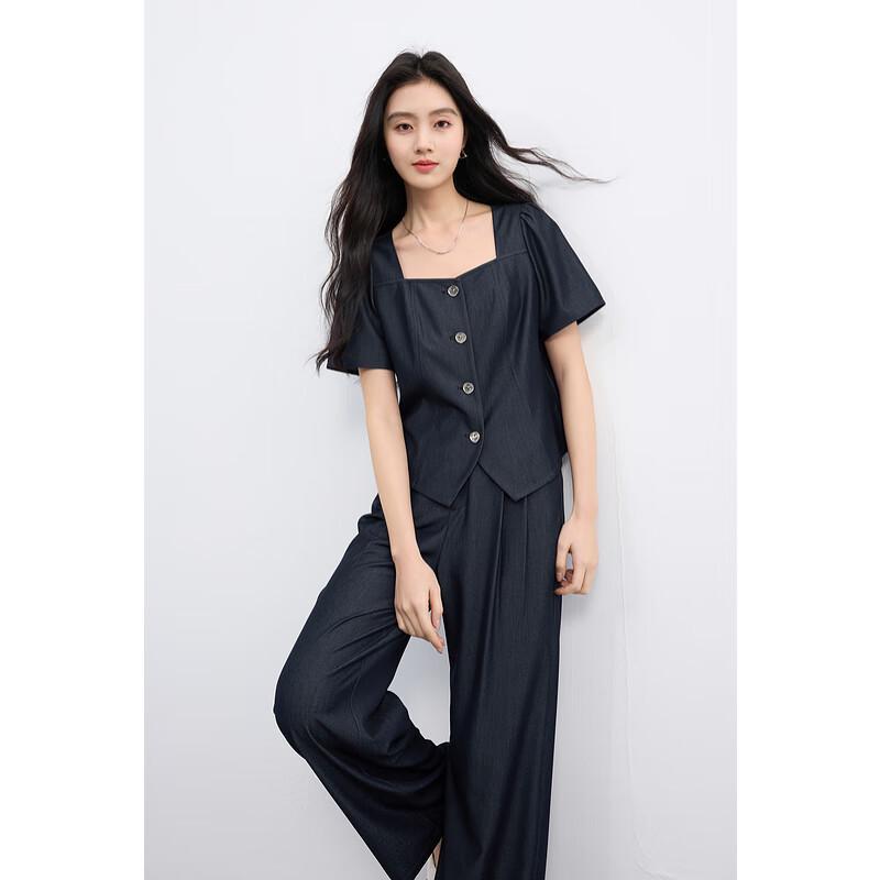 Топ с коротким рукавом Sancai больших размеров в стиле ретро, имитирующий деним M
Топ с коротким рукавом Sancai больших размеров в стиле ретро, имитирующий деним M