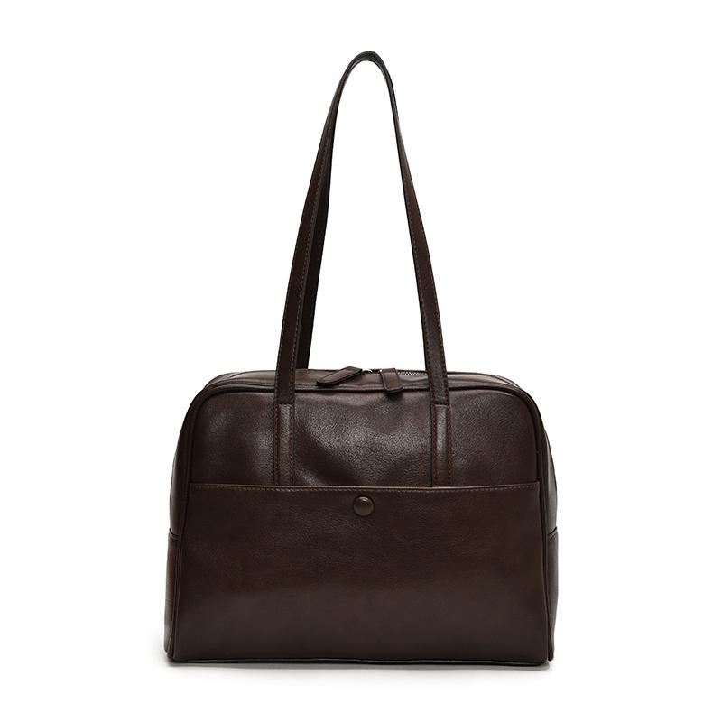 Мягкая ПУ прочная молния высокого качества сумки через плечо простые большой емкости чувство роскоши сумки для поездок на работу для женщин новые