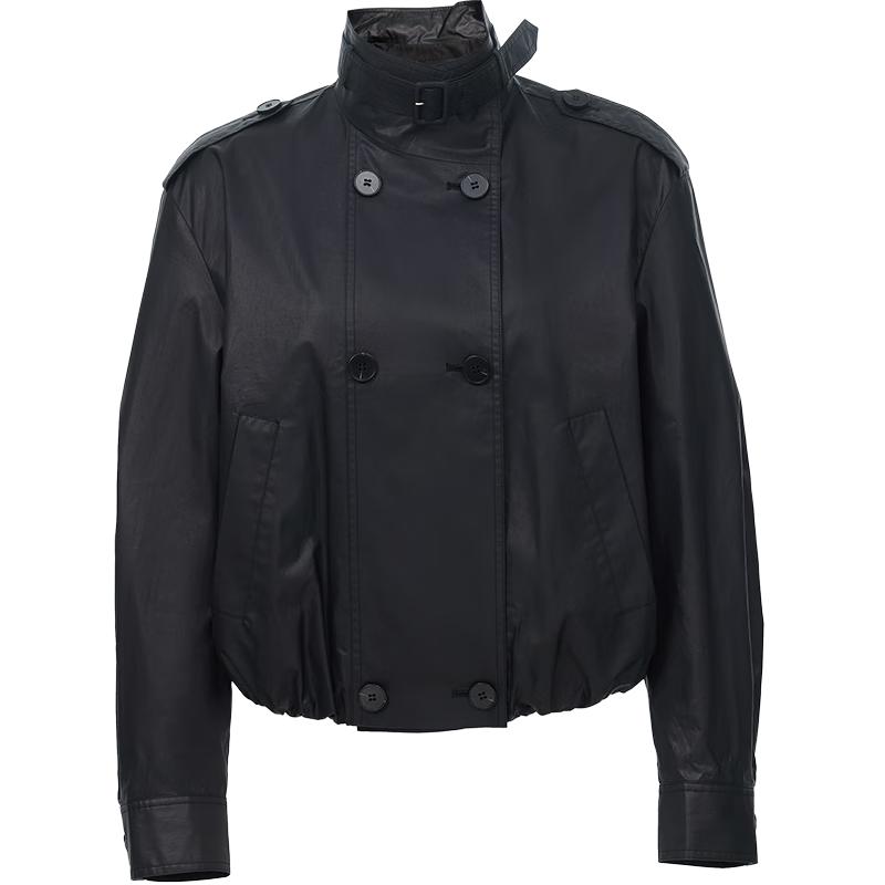 VEROMODA Women s Short Double-Breasted Cotton Trench-Style Jacket M
VEROMODA Women s Short Double-Breasted Cotton Trench-Style Jacket M