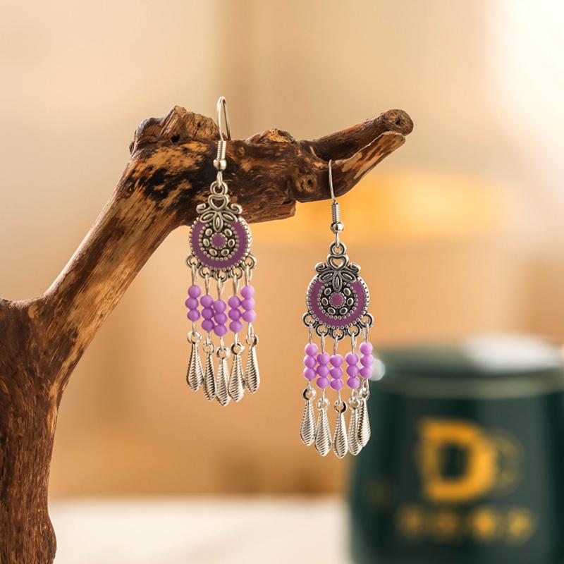 Bohemian Cute Rice Bead Enamel Dangle Earrings for Women Vintage Handmade Drop Earring Female Ethnic Daily Vacation Jewelry фиолетовый
Bohemian Cute Rice Bead Enamel Dangle Earrings for Women Vintage Handmade Drop Earring Female Ethnic Daily Vacation Jewelry фиолетовый