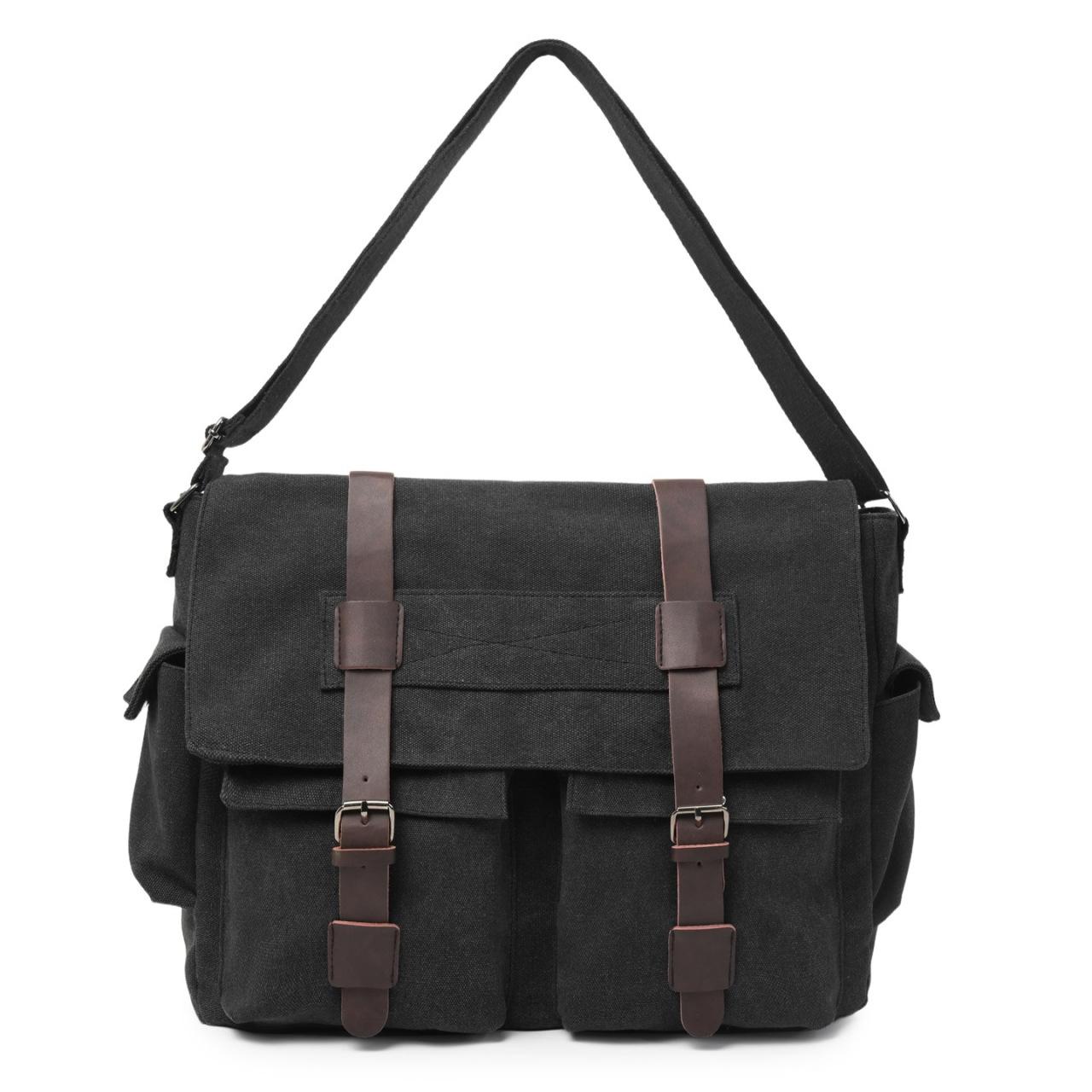 Retro messenger bag large capacity cycling messenger bag men s lazy style canvas bag commuter casual shoulder bag чорний
Retro messenger bag large capacity cycling messenger bag men s lazy style canvas bag commuter casual shoulder bag чорний