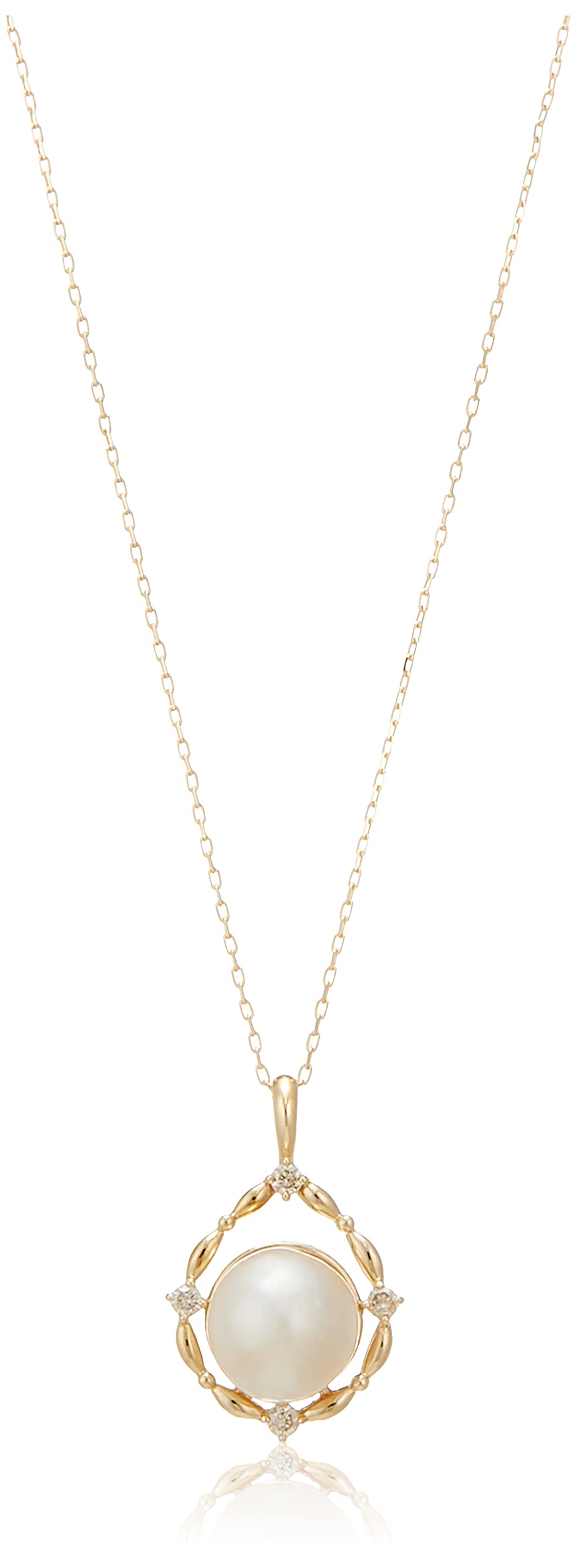 ESTELLE June Birthstone Akoya Pearl Necklace in 10K Yellow Gold with Drop Design (0452-6387-0019-0000)
ESTELLE June Birthstone Akoya Pearl Necklace in 10K Yellow Gold with Drop Design (0452-6387-0019-0000)