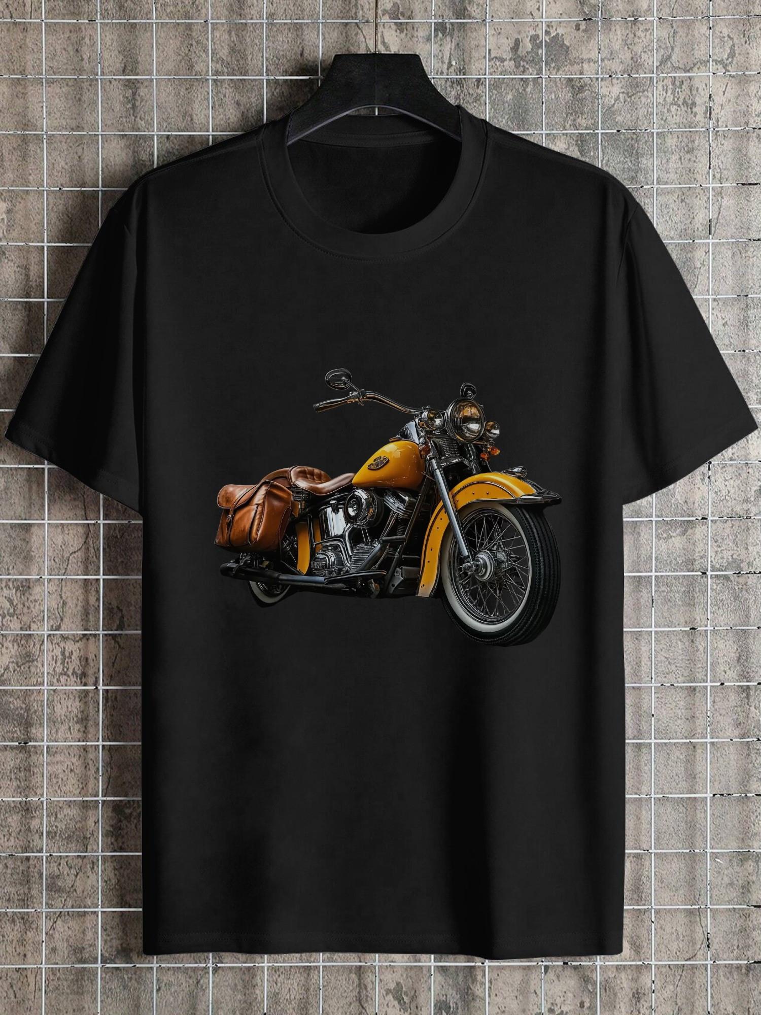 1pc Vintage Motorcycle Graphic T-shirt - 180g Cotton Crew Neck Short Sleeve Tee with Single-Sided Hot Transfer Print XL
1pc Vintage Motorcycle Graphic T-shirt - 180g Cotton Crew Neck Short Sleeve Tee with Single-Sided Hot Transfer Print XL