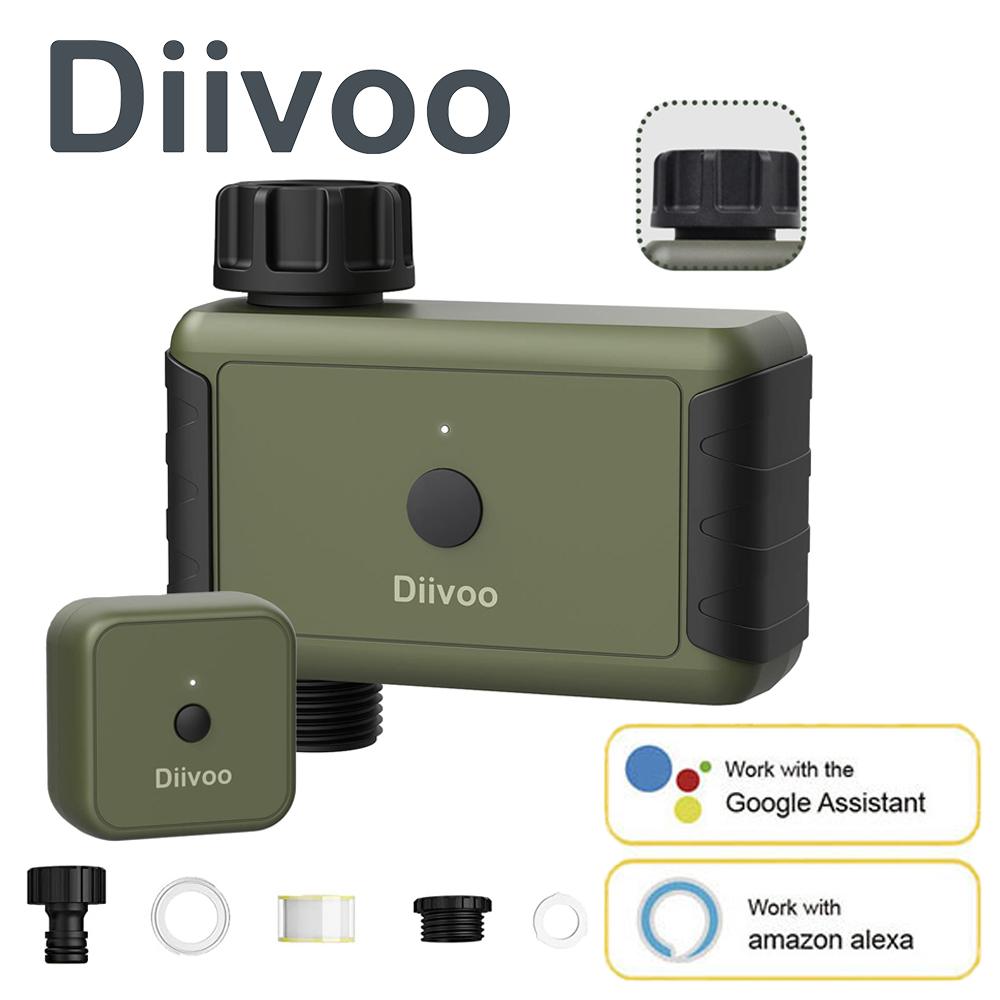 Diivoo WiFi таймер полива сада умный капельный полив программируемый контроллер с задержкой дождя автоматический клапан Alexa Voice
Diivoo WiFi таймер полива сада умный капельный полив программируемый контроллер с задержкой дождя автоматический клапан Alexa Voice