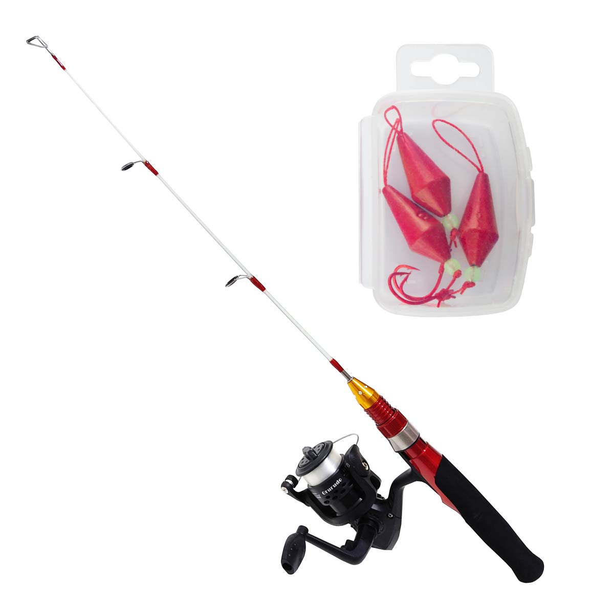 Orrudo Fishing Gear Fishing Complete Tettled X Spinning Reel Black qb300187b05n0 Probing Set & & (черный)
Orrudo Fishing Gear Fishing Complete Tettled X Spinning Reel Black qb300187b05n0 Probing Set & & (черный)
