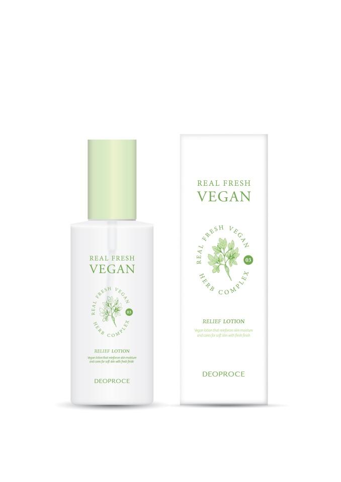 Увлажняющий лосьон для лица с растительными экстрактами DEOPROCE REAL FRESH VEGAN RELIEF LOTION 210мл
Увлажняющий лосьон для лица с растительными экстрактами DEOPROCE REAL FRESH VEGAN RELIEF LOTION 210мл