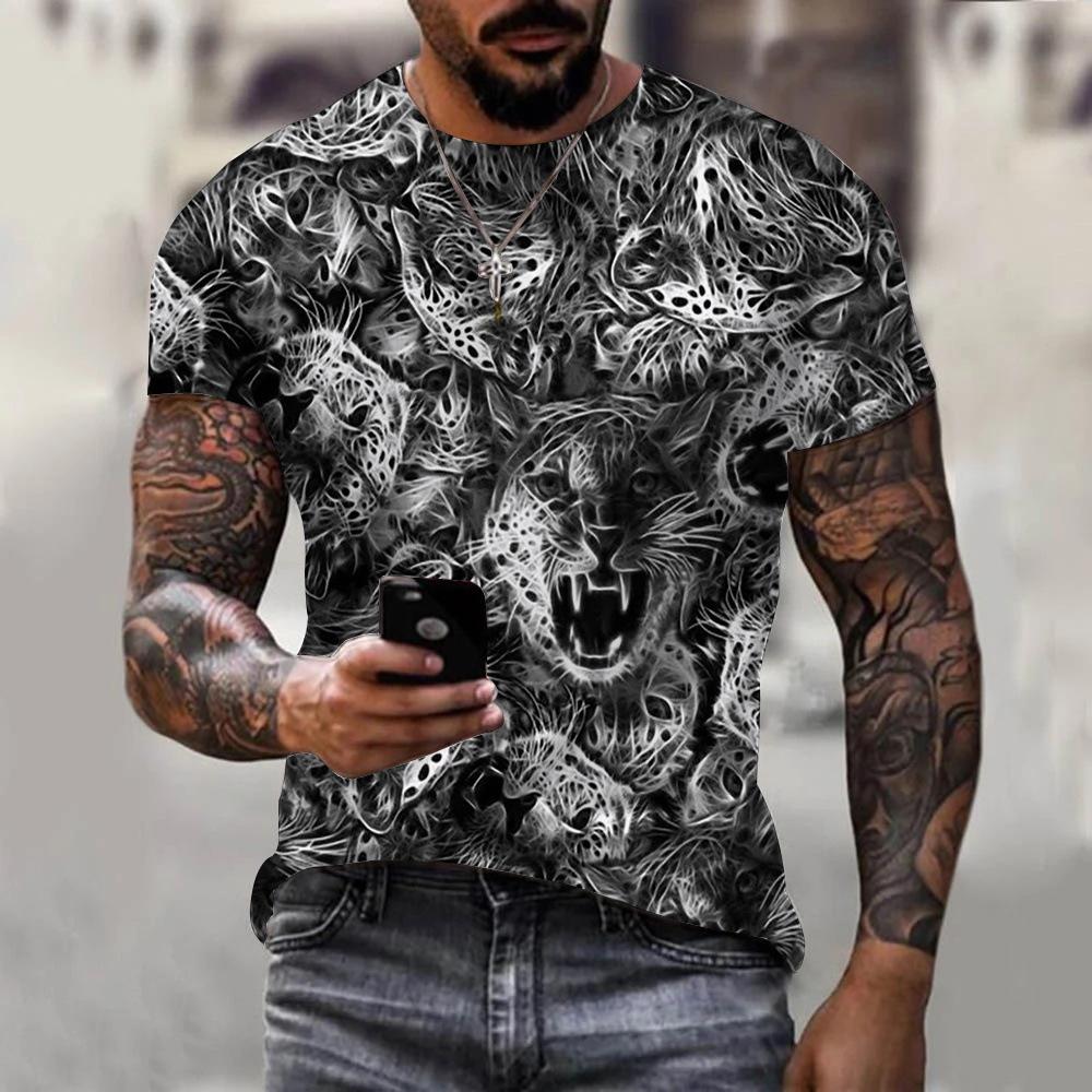 Летний топ с круглым вырезом и 3D-принтом с животным узором, модная повседневная мужская футболка с коротким рукавом 6XL
Летний топ с круглым вырезом и 3D-принтом с животным узором, модная повседневная мужская футболка с коротким рукавом 6XL
