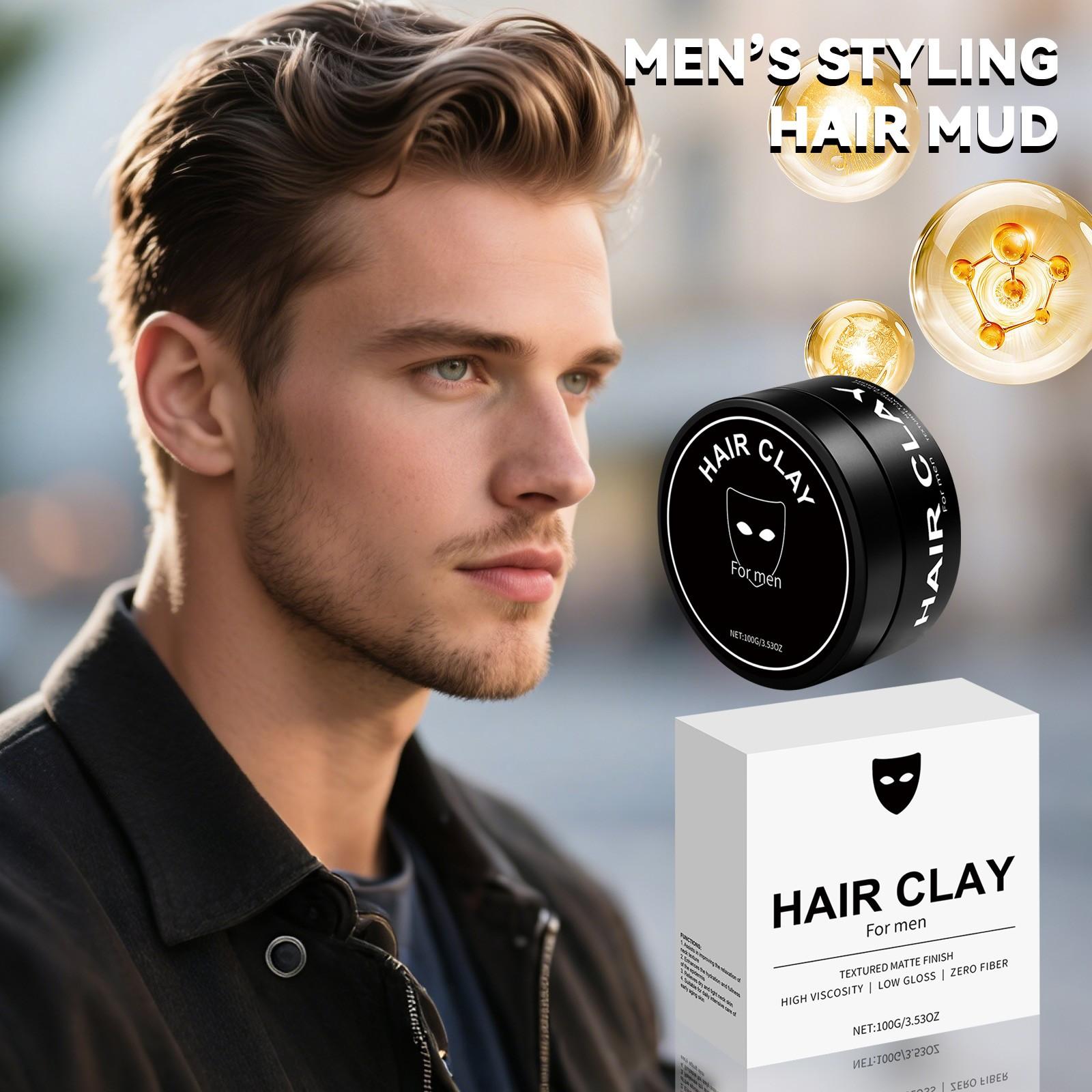 Men s Styling Hair Mud Texture Long-lasting Styling Hair Wax Increases Appeal And Maintains The Style One Size чорний
Men s Styling Hair Mud Texture Long-lasting Styling Hair Wax Increases Appeal And Maintains The Style One Size чорний
