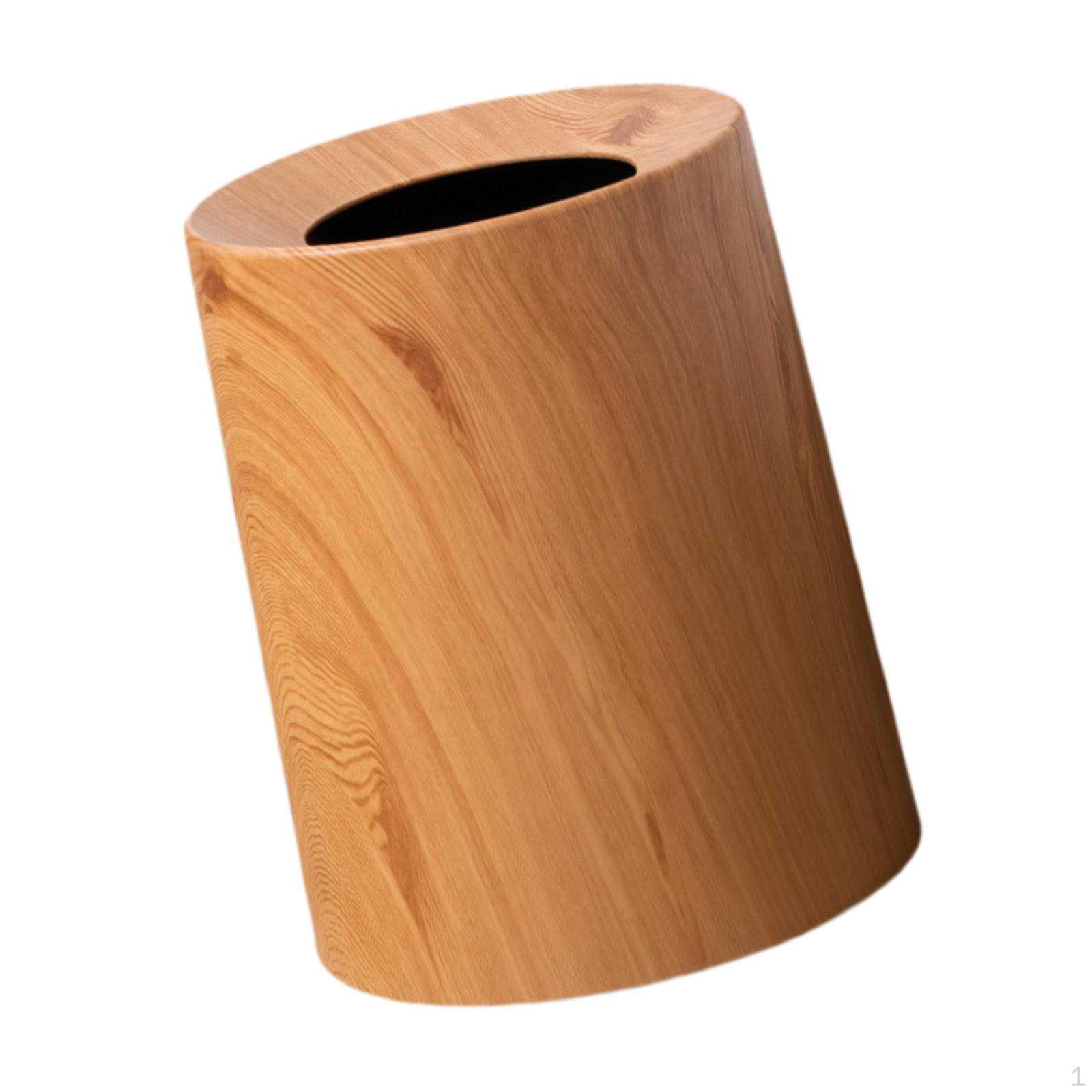 Сміттєвий бак з текстурою дерева, кошик для сміття, кошик для відходів, для патіо, для вітальні S Brown
Сміттєвий бак з текстурою дерева, кошик для сміття, кошик для відходів, для патіо, для вітальні S Brown