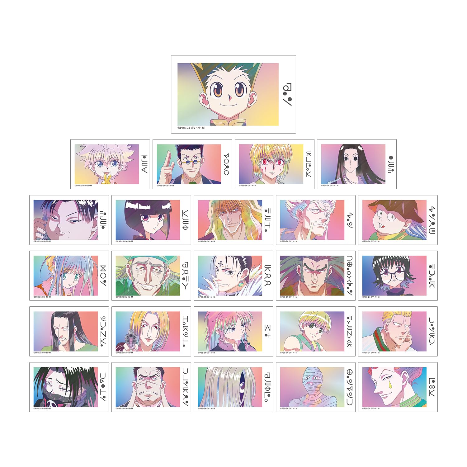 HUNTER x HUNTER Trading Ani Art прозрачная этикетка иллюстрация карточка 25 шт. КОРОБКА
HUNTER x HUNTER Trading Ani Art прозрачная этикетка иллюстрация карточка 25 шт. КОРОБКА