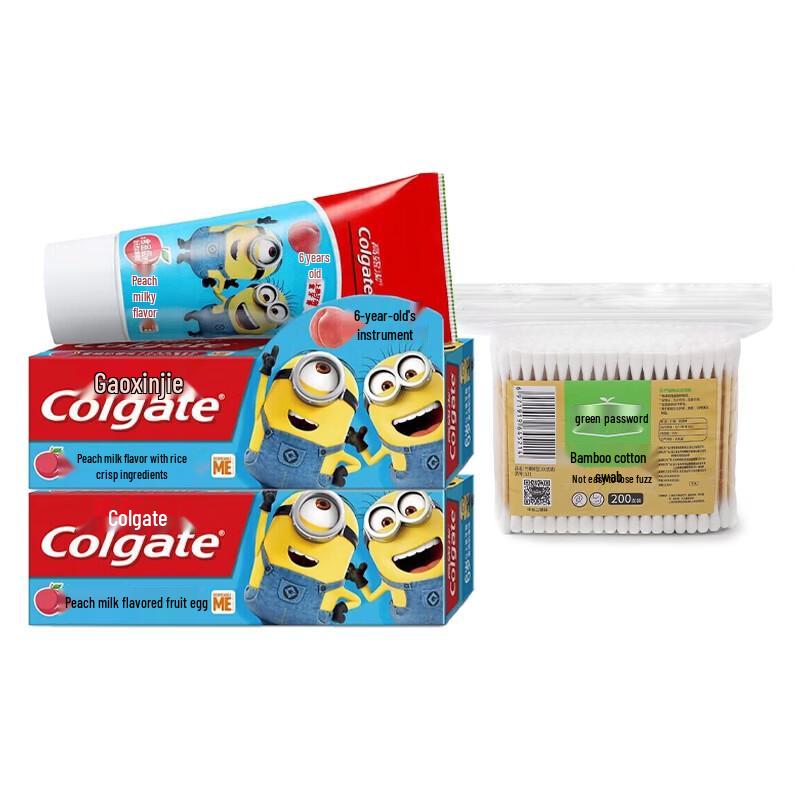 Colgate Kids Toothpaste with Bamboo Cotton Swabs
Colgate Kids Toothpaste with Bamboo Cotton Swabs