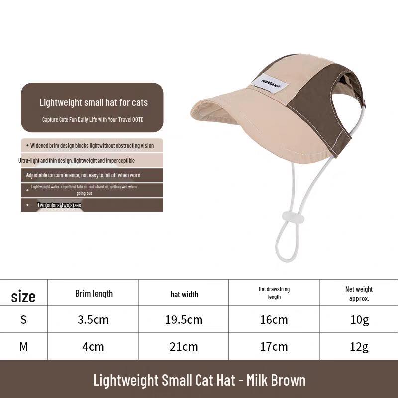 HiDREAM Gradient Sun Protection Hat with Ear Holes for British Shorthair/Devon Rex Cats
HiDREAM Gradient Sun Protection Hat with Ear Holes for British Shorthair/Devon Rex Cats