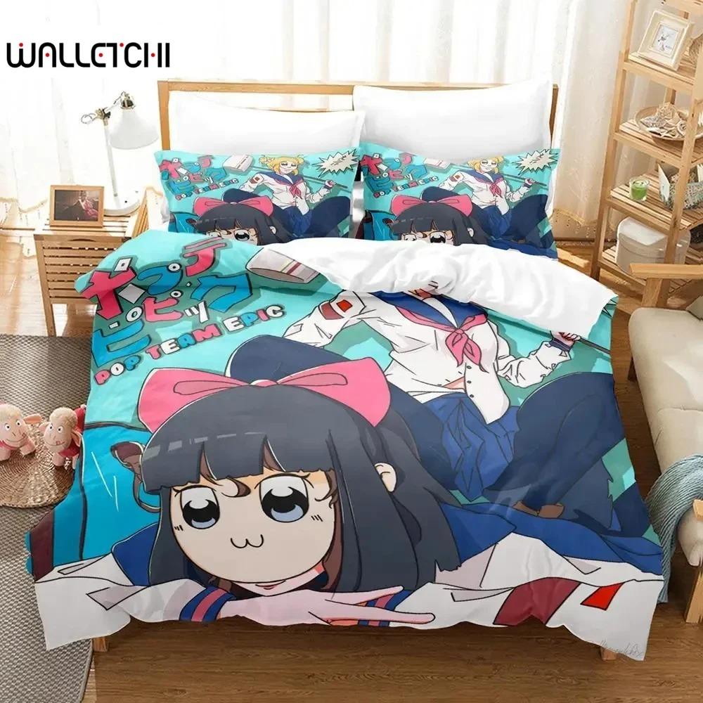 Fashion 3d Print Anime Pop Team Epic Bedding Set Boys Girls Twin Queen Size Duvet Cover Pillowcase Bed Kids Adult Home Textiles 70x133cm 2pcs
Fashion 3d Print Anime Pop Team Epic Bedding Set Boys Girls Twin Queen Size Duvet Cover Pillowcase Bed Kids Adult Home Textiles 70x133cm 2pcs