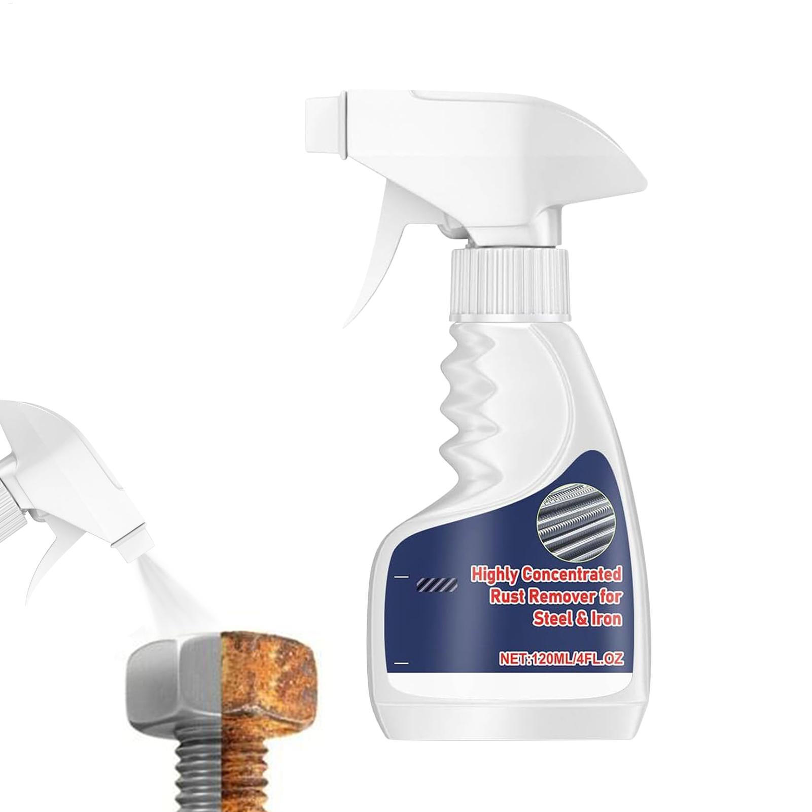 120ml Heavy Duty Rust Remover Spray Fast Acting Rust Dissolver & Anti-Rust Coating for Metal, Car, Tools Multi-Surface Cleaner 120ml
120ml Heavy Duty Rust Remover Spray Fast Acting Rust Dissolver & Anti-Rust Coating for Metal, Car, Tools Multi-Surface Cleaner 120ml