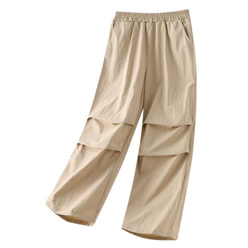 Летние детские свободные и облегающие талию, стройнящие, универсальные повседневные детские брюки длиной до щиколотки 140 бежевый
Летние детские свободные и облегающие талию, стройнящие, универсальные повседневные детские брюки длиной до щиколотки 140 бежевый