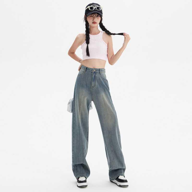 Retro Aurora Pattern Wide-Leg Floor-Length Jeans for Women XS
Retro Aurora Pattern Wide-Leg Floor-Length Jeans for Women XS