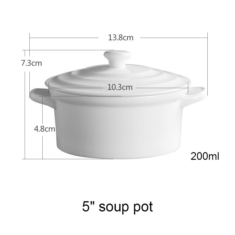Ceramic Rice Bowl Tableware Double Ear with Lid Soup Bowls Simple and Creative Salad Cutter Bowl
Ceramic Rice Bowl Tableware Double Ear with Lid Soup Bowls Simple and Creative Salad Cutter Bowl