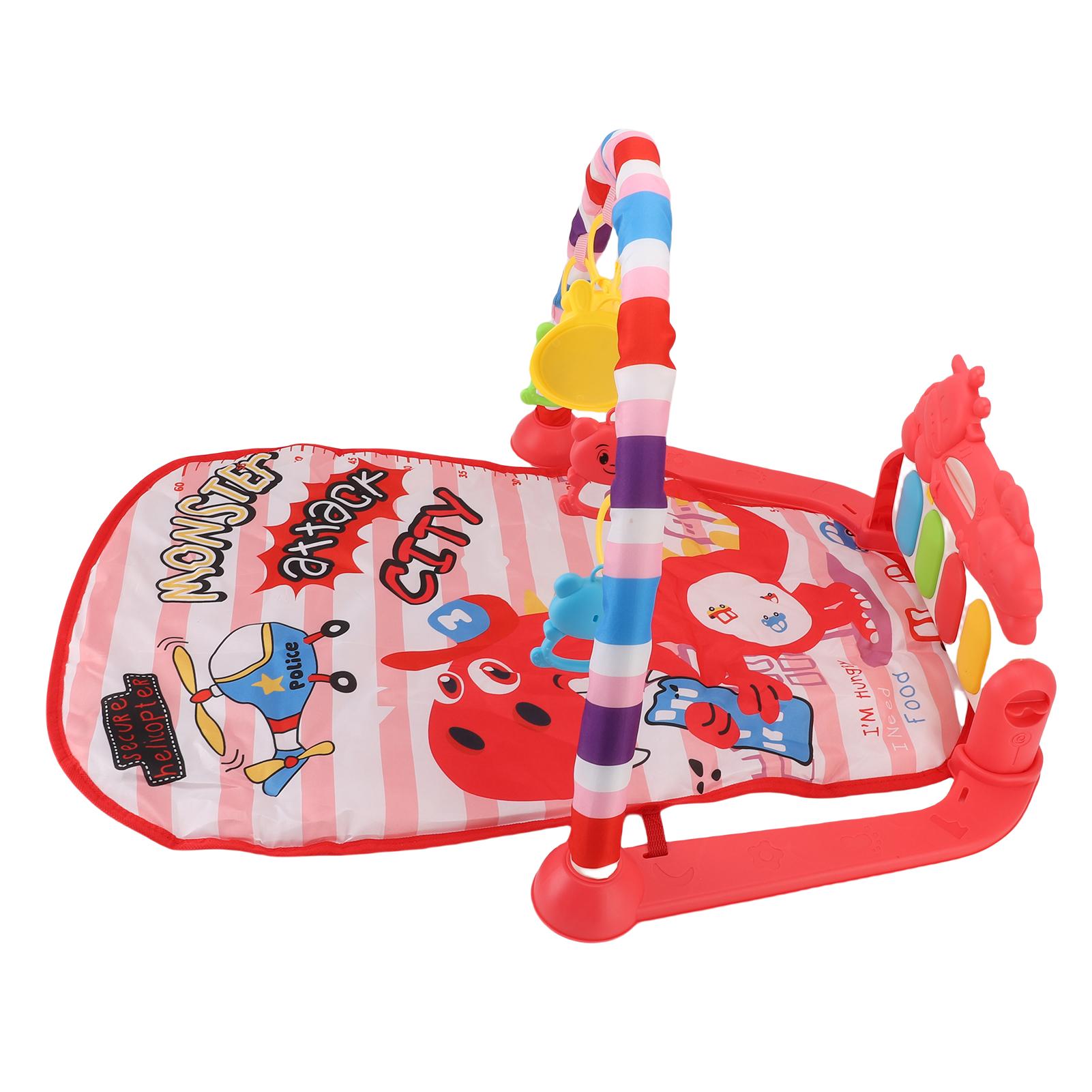 Baby Gym Play Mat Foot Piano Musical Learning Crawling Tummy Time Activity Mat with Mirror Rattle
Baby Gym Play Mat Foot Piano Musical Learning Crawling Tummy Time Activity Mat with Mirror Rattle