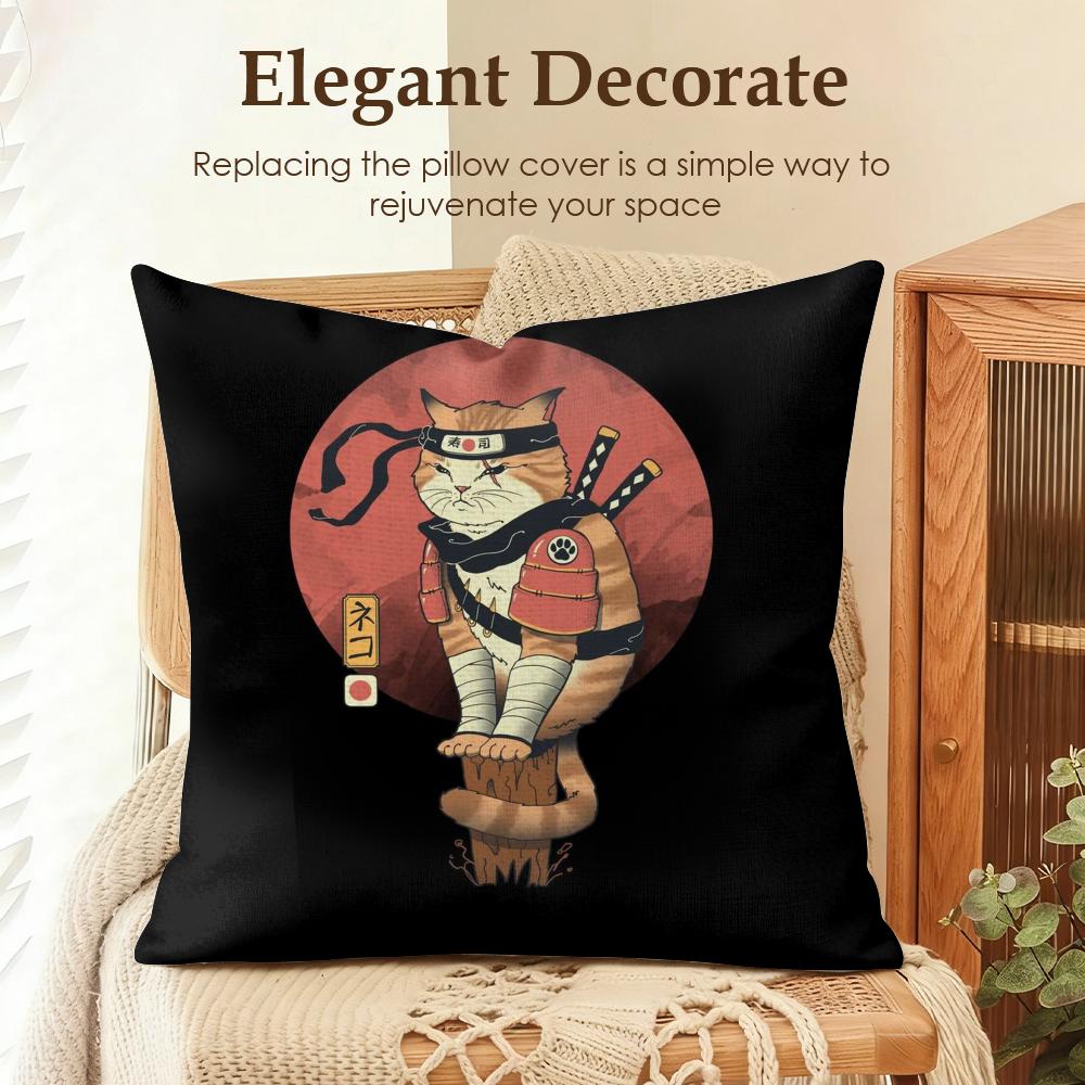 Japanese Style Cat Cushion Cover Natural Linen Organic Fabric DoubleSided Printing Sofa Home Decor Gift Pillow Case 30x30cm
Japanese Style Cat Cushion Cover Natural Linen Organic Fabric DoubleSided Printing Sofa Home Decor Gift Pillow Case 30x30cm