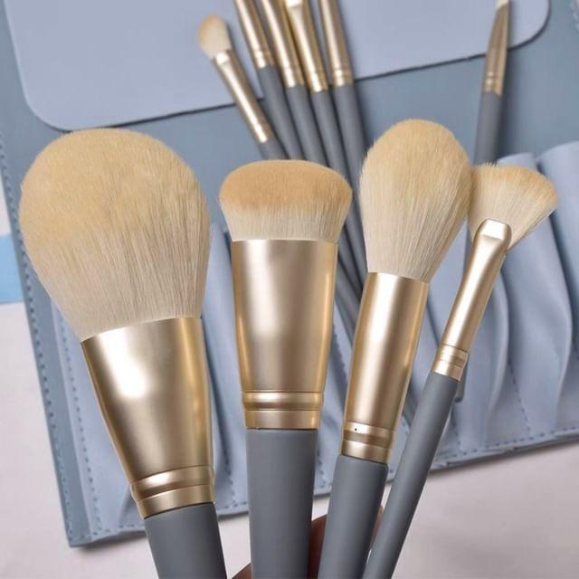 Sweetpourin - Makeup Brush / Case / Set 10 Pcs - Without Case - Gray
Sweetpourin - Makeup Brush / Case / Set 10 Pcs - Without Case - Gray