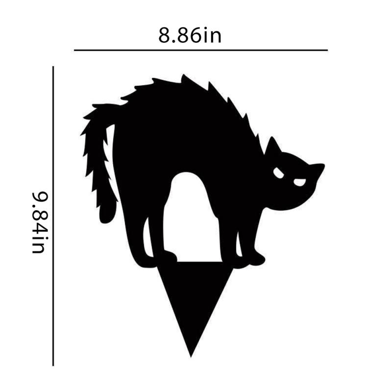 Хэллоуин Двор Знак Черный Кот Силуэт Открытый Газон Украшения
Хэллоуин Двор Знак Черный Кот Силуэт Открытый Газон Украшения