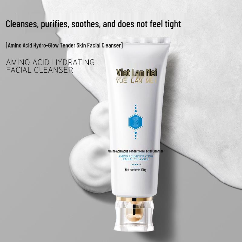 Yuelanmei Amino Acid Moisturizing Facial Cleanser - Gentle Hydrating Foam for All Skin Types
Yuelanmei Amino Acid Moisturizing Facial Cleanser - Gentle Hydrating Foam for All Skin Types