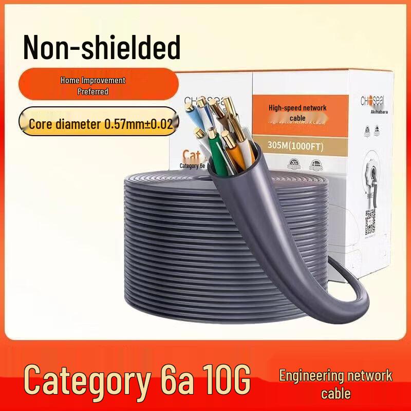 Choseal Cat 6A Unshielded Ethernet Cable 305m
Choseal Cat 6A Unshielded Ethernet Cable 305m