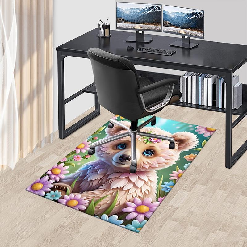 1pc Anime Cartoon Design Office Chair Mat - Flower Bear Floral Pattern Anti-Slip Carpet for Home Decor, Suitable for All Seasons.H053 60cm by 90cm
1pc Anime Cartoon Design Office Chair Mat - Flower Bear Floral Pattern Anti-Slip Carpet for Home Decor, Suitable for All Seasons.H053 60cm by 90cm