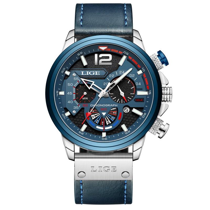 Fashion Watch Man Luxury Chronograph Sport Mens Watches Quartz Wristwatches Leather Male Waterproof Clock Relogio Masculino
Fashion Watch Man Luxury Chronograph Sport Mens Watches Quartz Wristwatches Leather Male Waterproof Clock Relogio Masculino