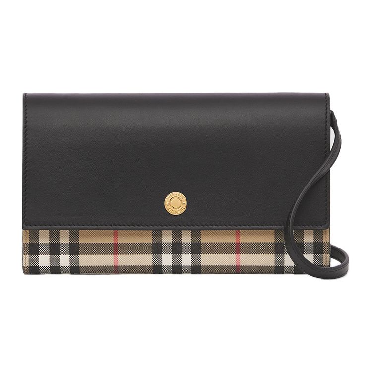 Burberry Black Leather Vintage Check Crossbody Bag With Gold Hardware For Daily Use Gift Set(Basic Set+Box+Shopping Bag)
Burberry Black Leather Vintage Check Crossbody Bag With Gold Hardware For Daily Use Gift Set(Basic Set+Box+Shopping Bag)