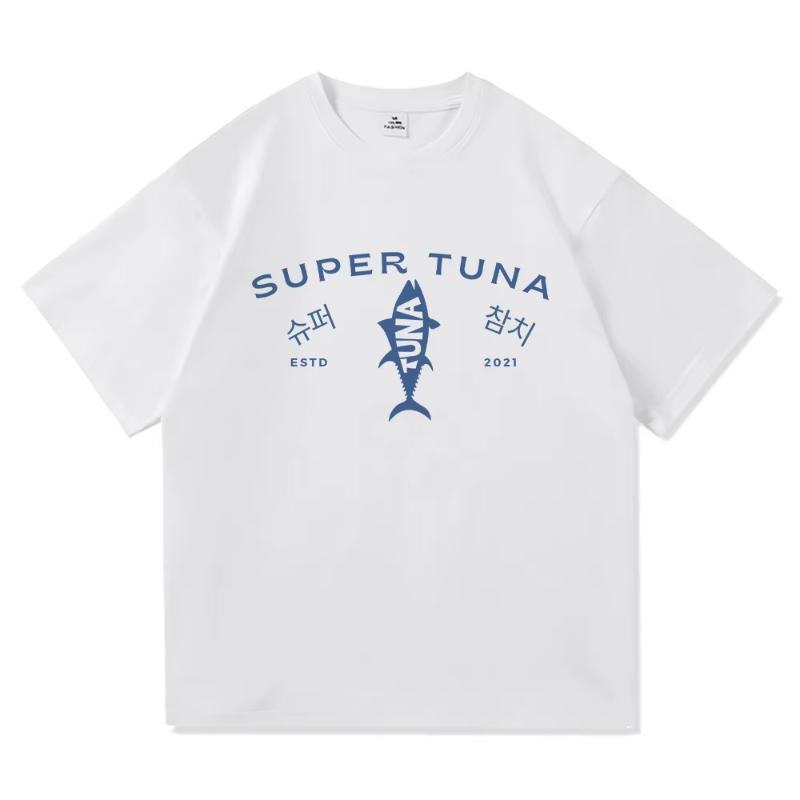 Summer Jin Super Tuna T-shirt Kawaii Retro Fashion Clothing Harajuku High-quality Top Cotton-padded Jacket Oversize Clothing 4XL
Summer Jin Super Tuna T-shirt Kawaii Retro Fashion Clothing Harajuku High-quality Top Cotton-padded Jacket Oversize Clothing 4XL